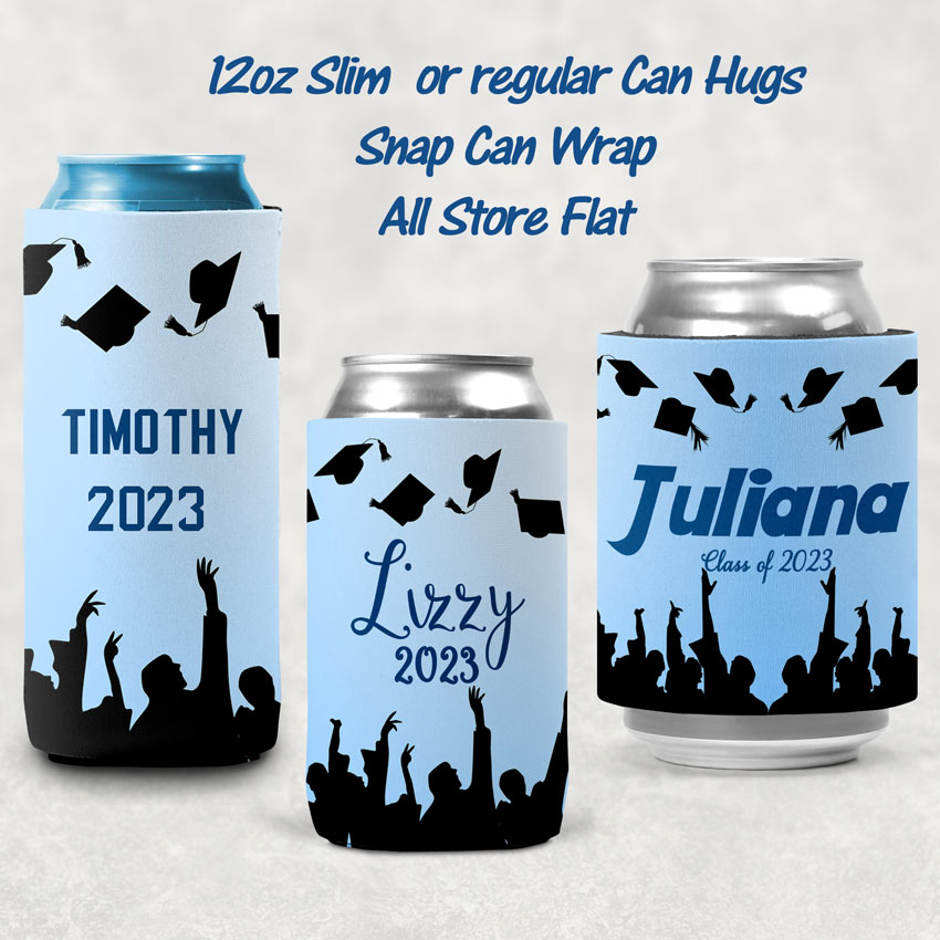 Scripty Style Personalized Slim Can Cooler