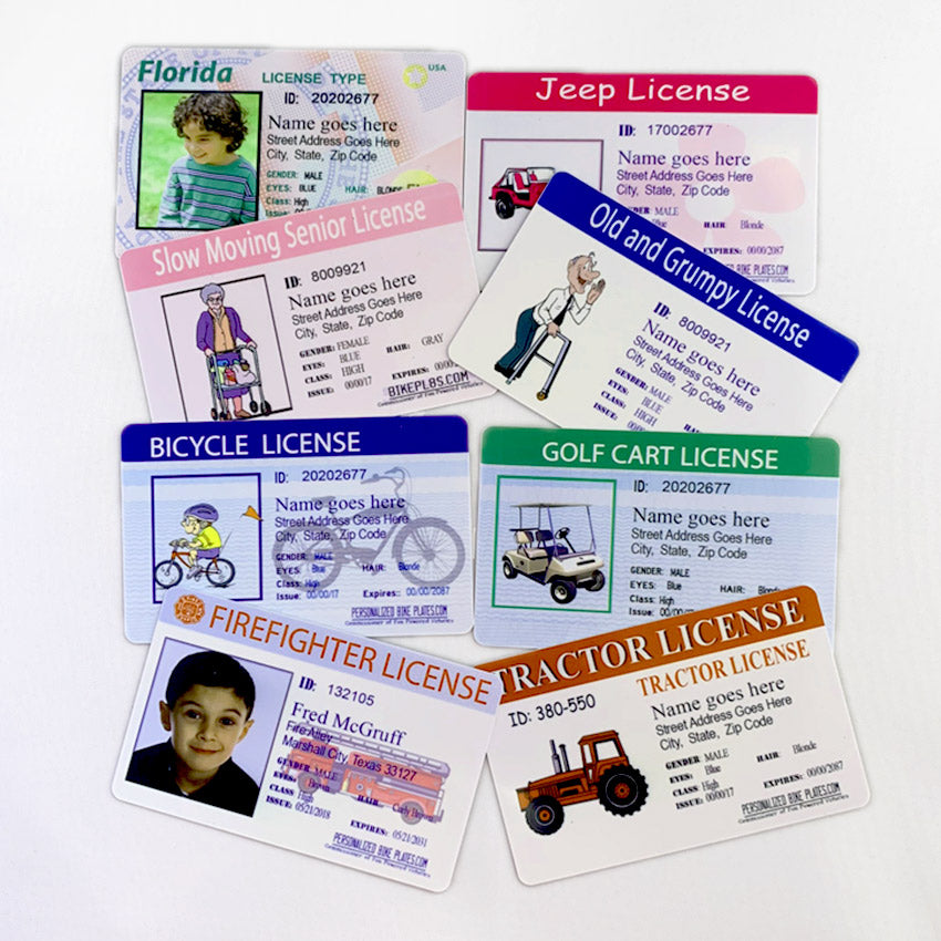 Printable Driver's License and Credit Cards for Pretend Play